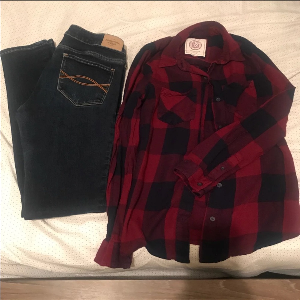 Jeans and shirt